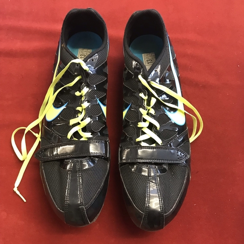 312 - 1 Pair of Nike Sprint Spiked Running Shoes Size 13 (EU 47.5) athletic with extra spikes in bag