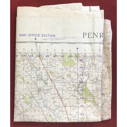 441 - British Military Map of  Penrith War Office Edition produced by Ordnance Survey for the Ministry of ... 