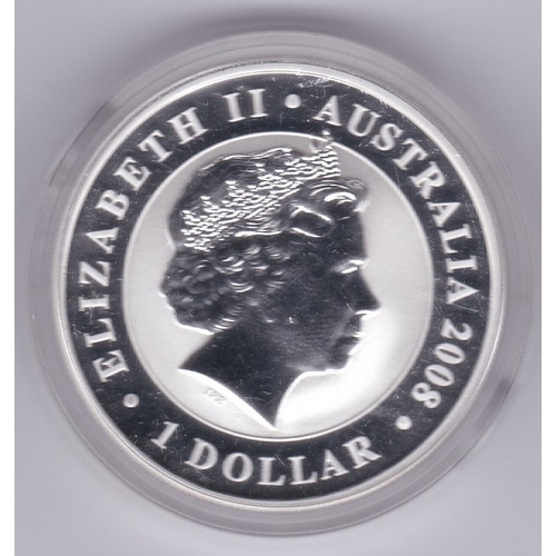 48 - Australia 2008 Silver dollar koala with baby on her back