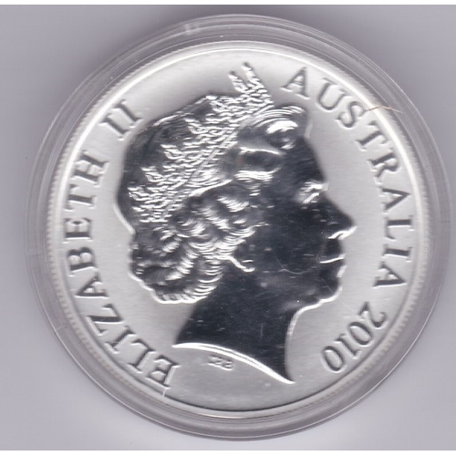 53 - Australia 2010 Silver dollar Kangaroo