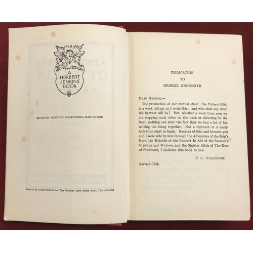 558 - Laughing Gas 2nd Printing no d/j and The Adventures of Sally 7th printing no d/j P G Wodehouse (2)