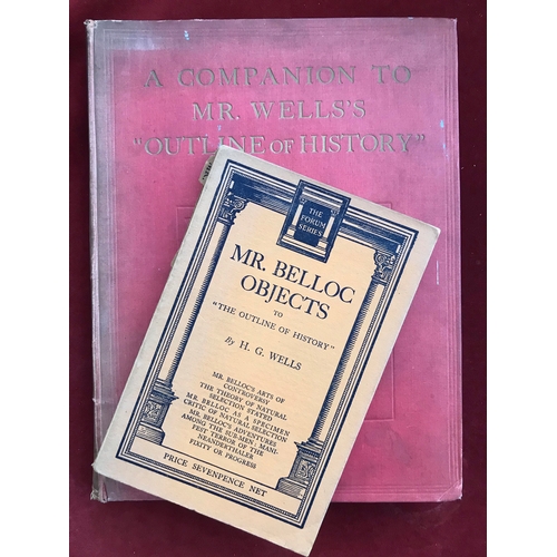 575 - HG Wells Books and magazines including: Democracy Under Revision First edition, no D/w, 1927, The Sc... 