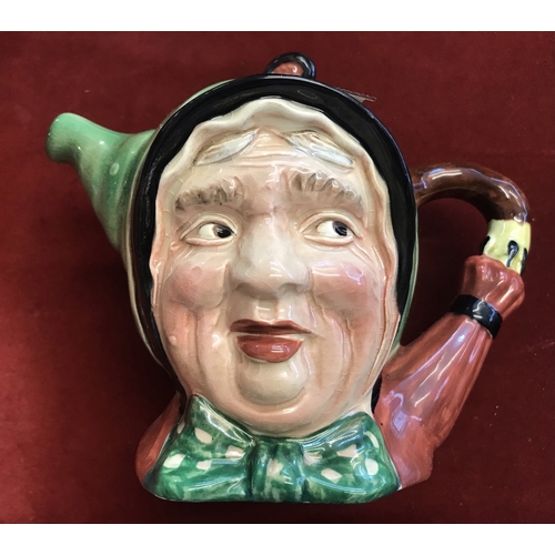 596 - Toby Jugs 3 medium size, including one Beswick as a teapot MRS SAIREY GAMP Charles Dickens' characte... 