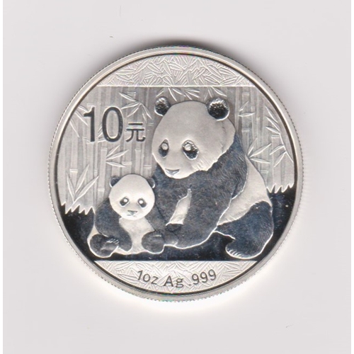 65 - China 2012 10 Yuan silver proof Panda and baby