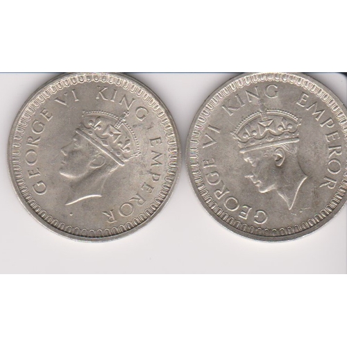 97 - India rupee, 1942 (2), EF/AUNC