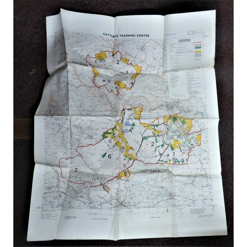 432 - British Military Map of Catterick Training Centre, produced by Ordnance Survey for the Ministry of D... 