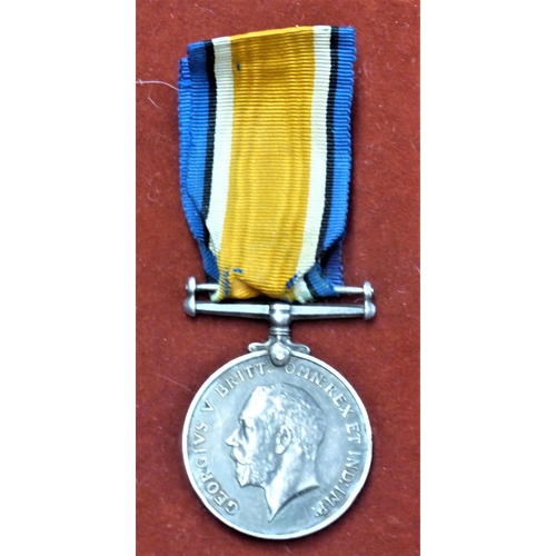 469 - British WWI War Medal to 1859 PTE. H. Robinson. East Yorkshire Regiment