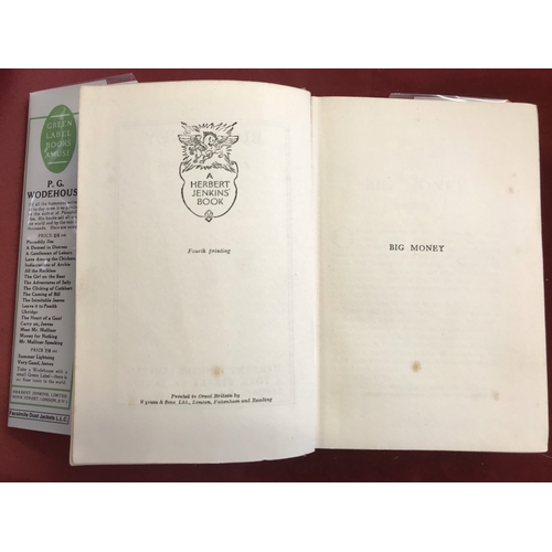 556 - Big Money 1st Printing 1931 hardback with facsimile dust jacket and Big Money 4th Printing hardback ... 