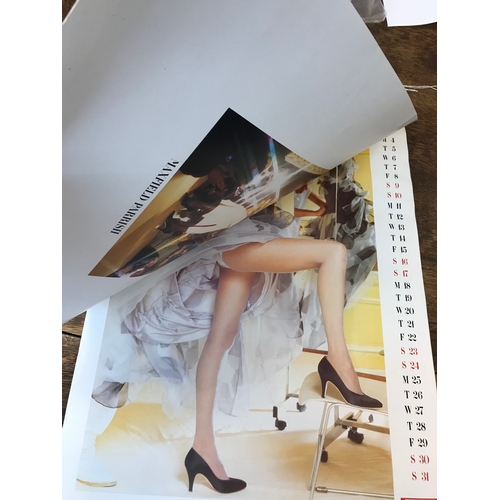 647 - Pirelli Calendar 1985 with Jasper Conran, Zandra Rhodes designer contributions, glamour photos. Good... 