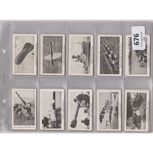 676 - Louis Gerard Ltd Modern Armaments (numbered)  1938 set 50/50 VG