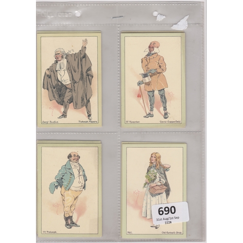 690 - John Player & Sons Characters from Dickens 1914 set X10/10 VG