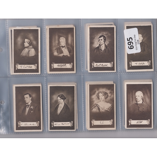 695 - Nicolas Sarony & Co Celebrities and Their Autographs 1923 set M100/100