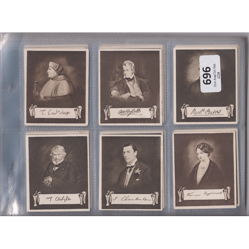 696 - Nicolas Sarony & Co Celebrities and Their Autographs 1923 set L100