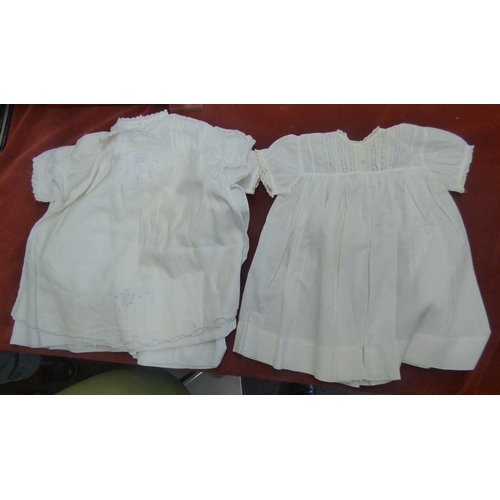 746 - Victorian/Edwardian Cotton Baby/Toddler dresses all properly from the mid 1940s. Two with English la... 