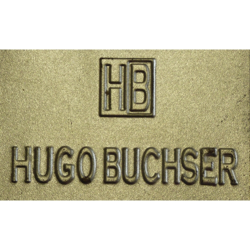 783 - Hugo Buchser Lighter in original Tin, beautiful lady!