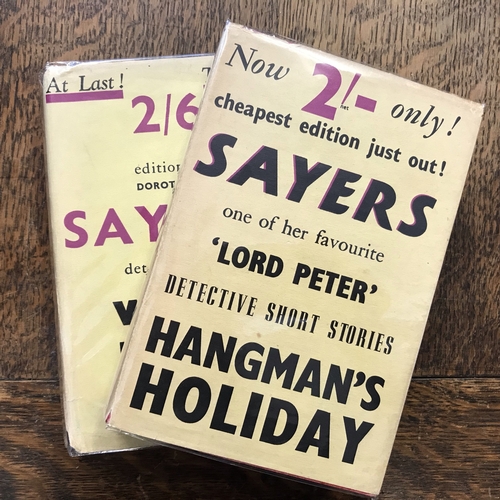 569 - Dorothy L Sayers Gollancz editions in d/w; Hangman's Holiday 10th impression June 1940, Whose Body 5... 