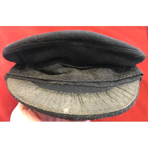 485 - British Victorian 1880-1902 Issue Military Forage Peaked Cap, with the floral design band which deno... 