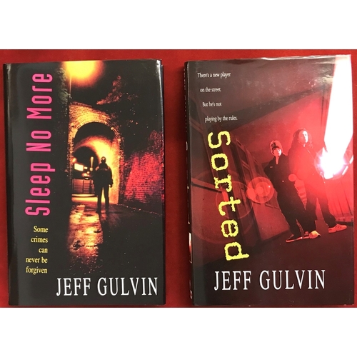 163 - Two Jeff Gulvin Hardback Books both signed by the Norfolk author 