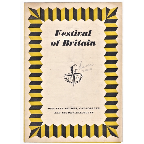 125 - 1951 Festival of Britain - Official Guides, Catalogues and Guide-Catalogues pamphlet published by Ad... 