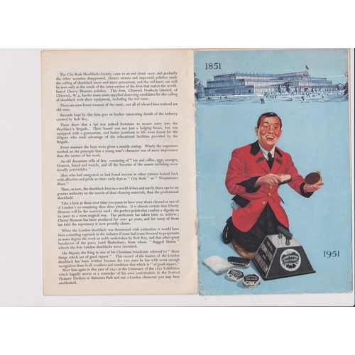131 - 1851-1951 One Hundred Shining Years Festival of Britain - The South Bank, A history of London Shoebl... 
