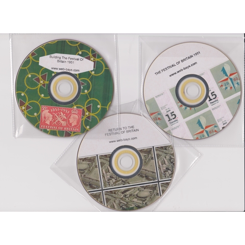 146 - Festival of Britain 1951 discs (3) from Web-Bays which document the events and the pictures of the F... 