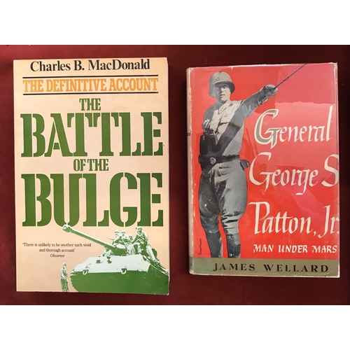 155 - General George S. Patton, Jr: Man under Mars by James Wellard hardback 1946 good and The Battle of t... 