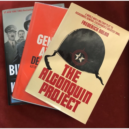 157 - Military Books: The Algonquin Project by Frederick Nolan 1974, Killing Patton, The Strange Death of ... 