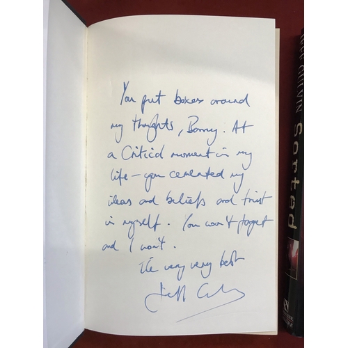 163 - Two Jeff Gulvin Hardback Books both signed by the Norfolk author 