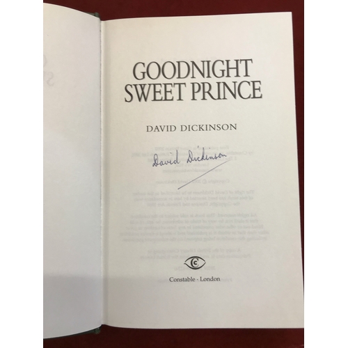 164 - Signed by the Author David Dickinson the murder mystery novel 