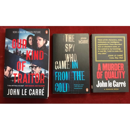 178 - 3 x John Le Carre paperback novels VGC, A Murder of Quality, The Spy Who Came in from the Cold and O... 