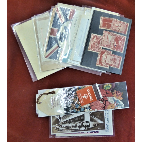 147 - 1951 Festival of Britain Collection including: a small Festival of Britain cloth flag, (6) Bus Ticke... 