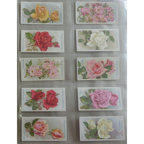 109 - WD & HO Wills Ltd 2 Full Sets, Roses A Series (1-50) 1912 set 50/50 (A cards) and Roses 2nd Series (... 