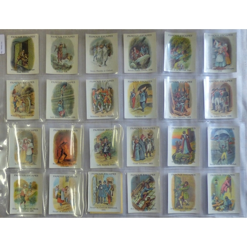 11 - Carreras Ltd London Turf cigarette cards Famous Escapes (2 sets) 1926 Set L25/25 cards and 1926 set ... 