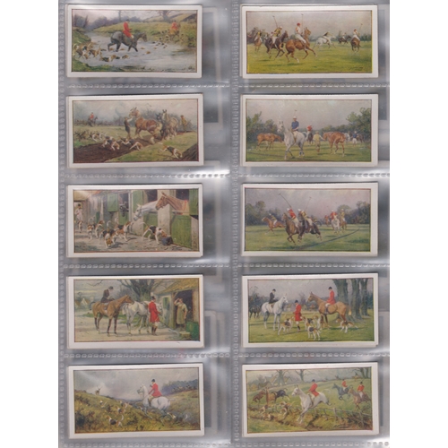 13 - Carreras Ltd cigarette cards Horse and Hounds (2 sets) 1926 Set 25/25 cards and 1926 Set L20/20 card... 