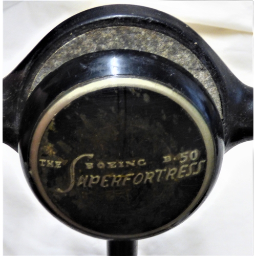 160 - B-50 Superfortress 1950s Bomber Military Airplane Control Yoke Steering Wheel, nosewheel steering ma... 