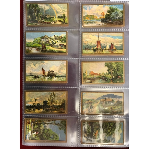 17 - Cavanders Ltd 2 Sets, Reproductions of celebrated oil paintings (Army club cigarettes) VG and Foreig... 