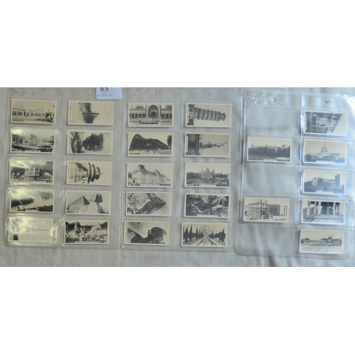 19 - Carreras Ltd 2 Sets, Views of London 1929 Set F27/F27 cards (some light toning to backs) VGC and Pal... 