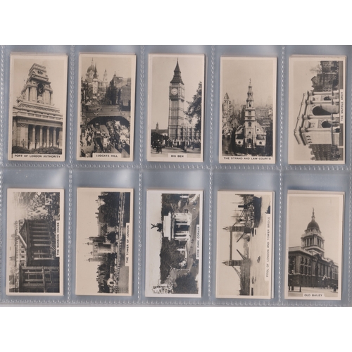 19 - Carreras Ltd 2 Sets, Views of London 1929 Set F27/F27 cards (some light toning to backs) VGC and Pal... 