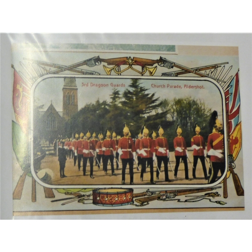 195 - 3rd (Prince of Wales's) Dragoon Guards two Picture Portfolio with (50+) prints of historic pictures ... 