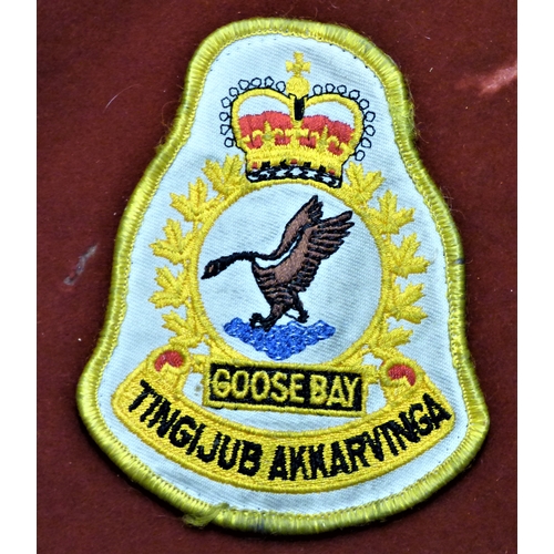 260 - Canadian Forces Station Goose Bay EIIR Cloth Patch, in worn condition