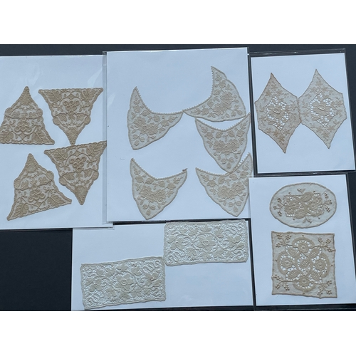 366 - Edwardian Lace insets (15 pieces)