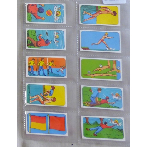 46 - Geo Bassett & Co Ltd (Confectionery) 2 Sets, Swim & Survive 1983 set 40/40 cards, Browne Bros Ltd (T... 