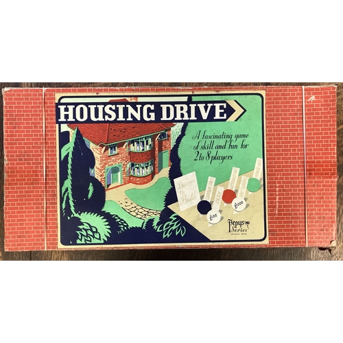 476 - Housing Drive - Boxed game by Pepys series, a vintage board game A fascinating game of skill for 2 t... 