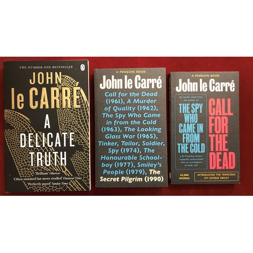 480 - 6 x novels: 3 x John Le Carre paperback novels VGC, The Secret Pilgrim, Call for the Dead and A Deli... 