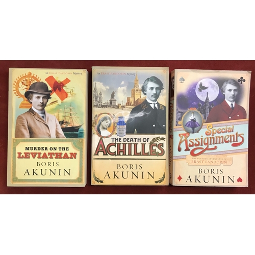 481 - 6 x novels by the Russian author Boris Akunin (writer of detective and historical fiction) Turkish G... 