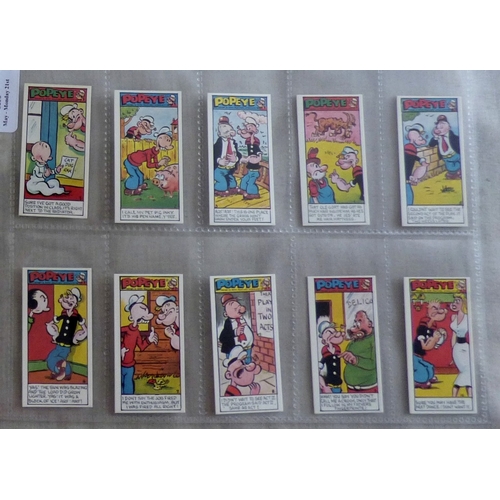 49 - Primrose Confectionery Ltd 2 Sets, Popeye 4th Series 1963 set 50/50 cards and Popeye 3rd Series 1952... 