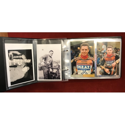 5 - Album of Speedway Stars photographic including some action shots (45) VG condition