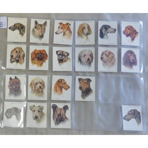 67 - John Player & Sons cigarette cards 2 sets, Dogs by Wardle A Series (Heads) 1926 set L20/20 and Dogs ... 