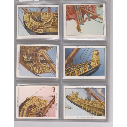 70 - John Player & Sons cigarette cards, Ships Figure Heads 1931 Set L25/25 (2 sets), VGC