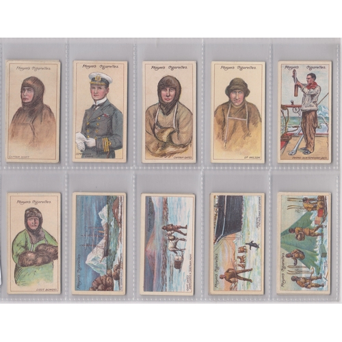 76 - John Player & Sons cigarette cards, Polar Exploration 2nd Series 1915 set 25/25 cards, Good Conditio... 